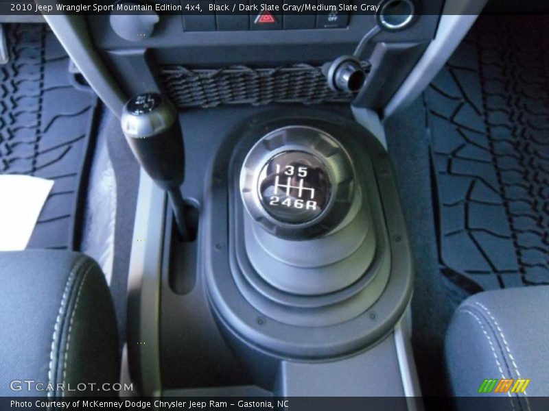 Black / Dark Slate Gray/Medium Slate Gray 2010 Jeep Wrangler Sport Mountain Edition 4x4