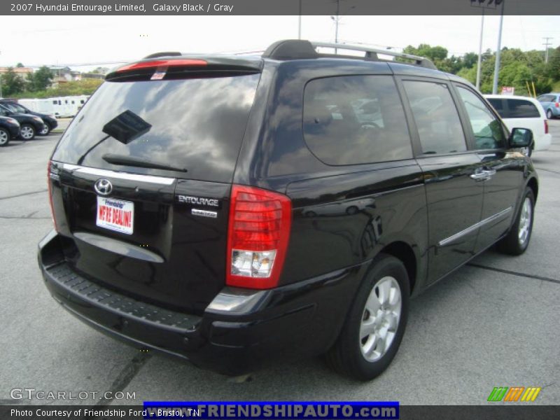 Galaxy Black / Gray 2007 Hyundai Entourage Limited