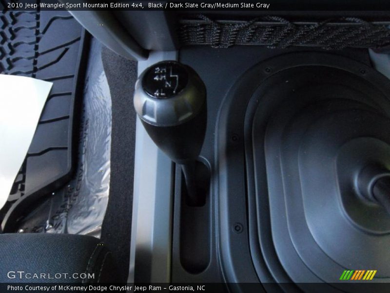 Black / Dark Slate Gray/Medium Slate Gray 2010 Jeep Wrangler Sport Mountain Edition 4x4