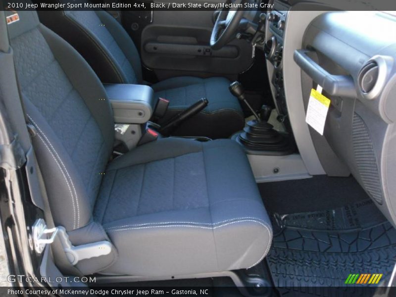 Black / Dark Slate Gray/Medium Slate Gray 2010 Jeep Wrangler Sport Mountain Edition 4x4