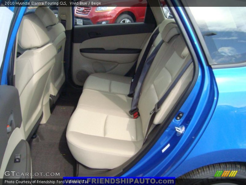 Vivid Blue / Beige 2010 Hyundai Elantra Touring GLS