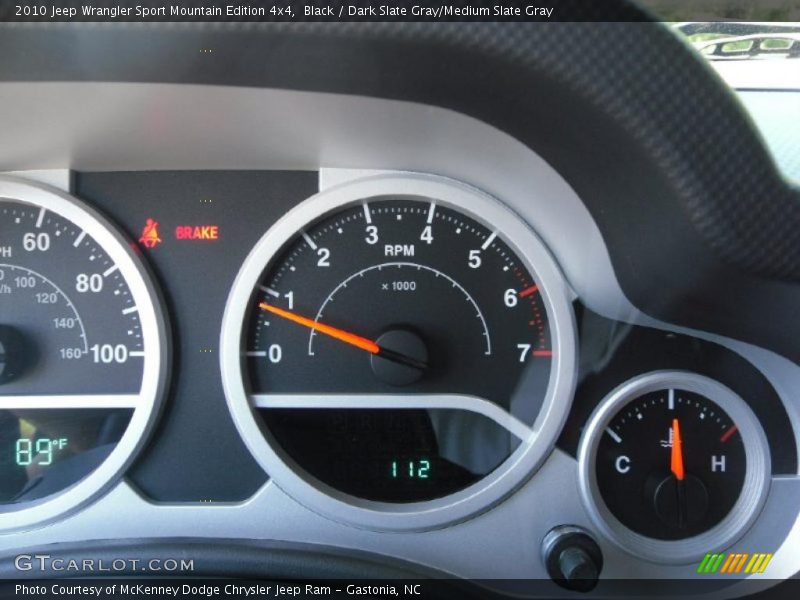 Black / Dark Slate Gray/Medium Slate Gray 2010 Jeep Wrangler Sport Mountain Edition 4x4