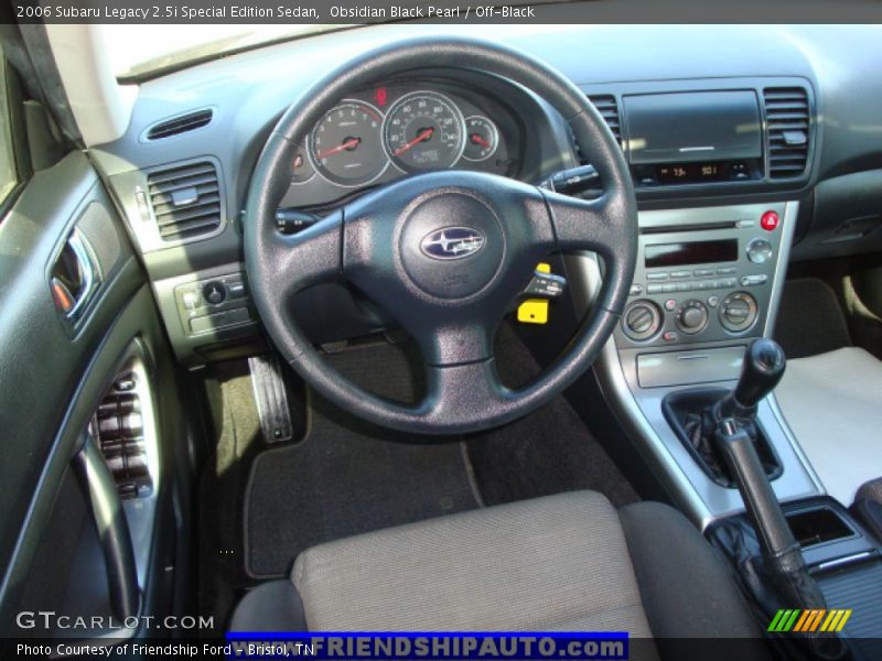 Obsidian Black Pearl / Off-Black 2006 Subaru Legacy 2.5i Special Edition Sedan