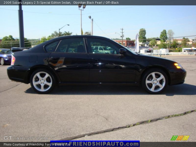 Obsidian Black Pearl / Off-Black 2006 Subaru Legacy 2.5i Special Edition Sedan