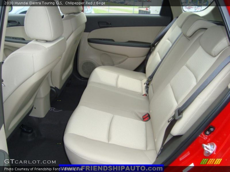 Chilipepper Red / Beige 2010 Hyundai Elantra Touring GLS