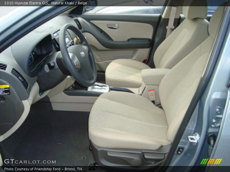 Natural Khaki / Beige 2010 Hyundai Elantra GLS
