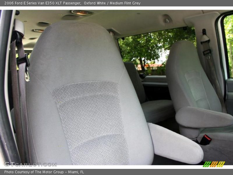 Oxford White / Medium Flint Grey 2006 Ford E Series Van E350 XLT Passenger