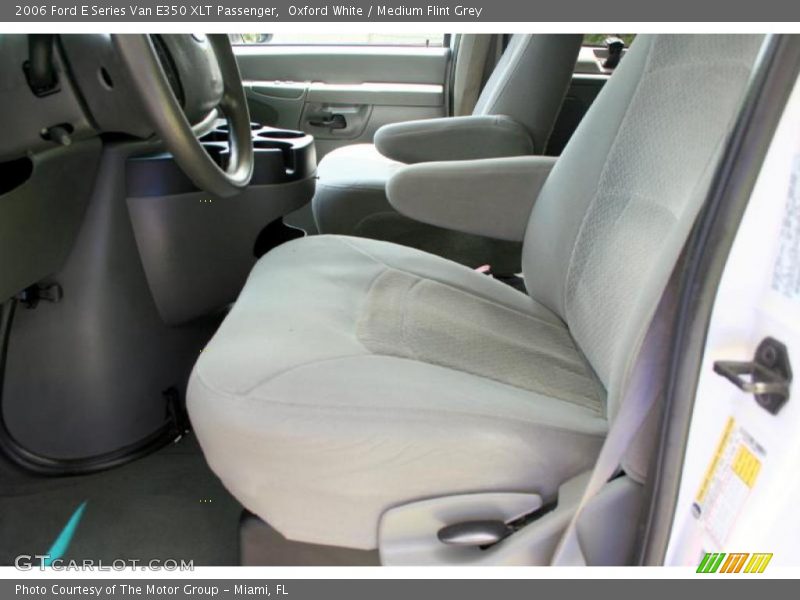 Oxford White / Medium Flint Grey 2006 Ford E Series Van E350 XLT Passenger
