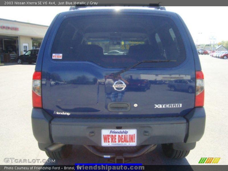 Just Blue Metallic / Gray 2003 Nissan Xterra SE V6 4x4