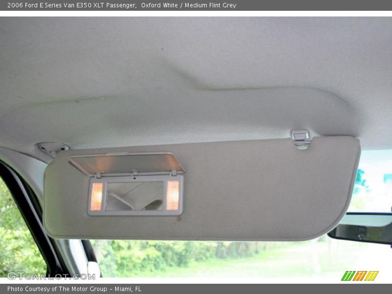 Oxford White / Medium Flint Grey 2006 Ford E Series Van E350 XLT Passenger