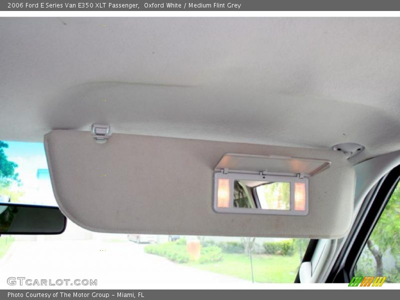 Oxford White / Medium Flint Grey 2006 Ford E Series Van E350 XLT Passenger