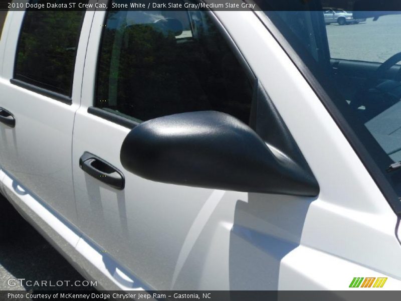 Stone White / Dark Slate Gray/Medium Slate Gray 2010 Dodge Dakota ST Crew Cab