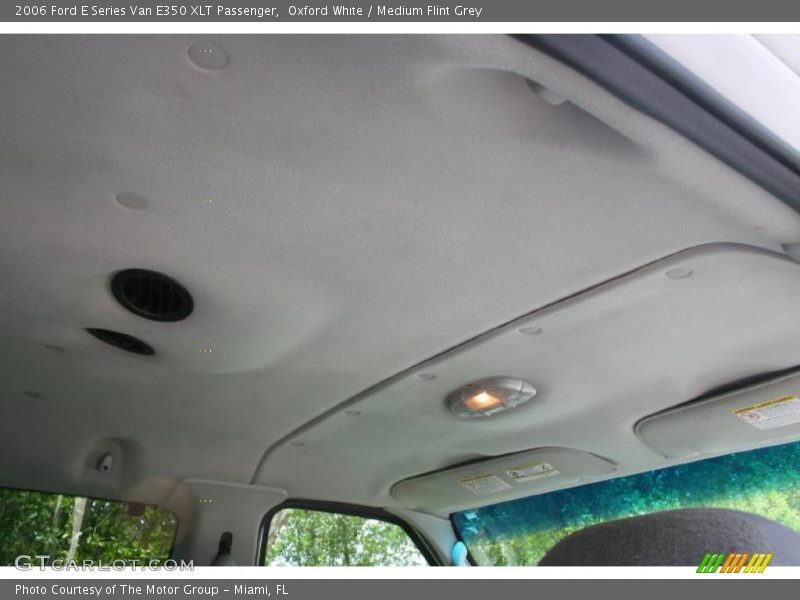 Oxford White / Medium Flint Grey 2006 Ford E Series Van E350 XLT Passenger
