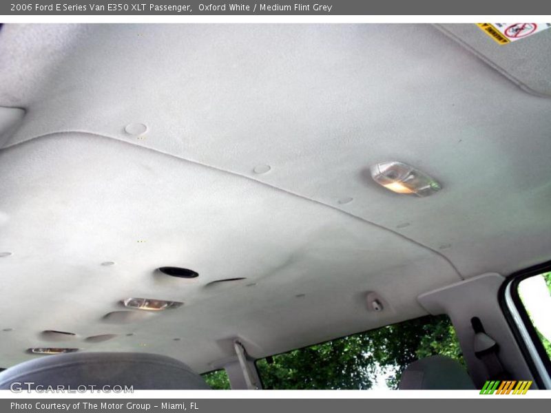 Oxford White / Medium Flint Grey 2006 Ford E Series Van E350 XLT Passenger