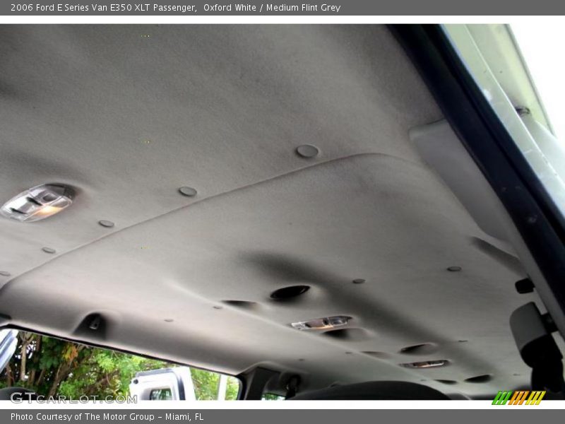 Oxford White / Medium Flint Grey 2006 Ford E Series Van E350 XLT Passenger
