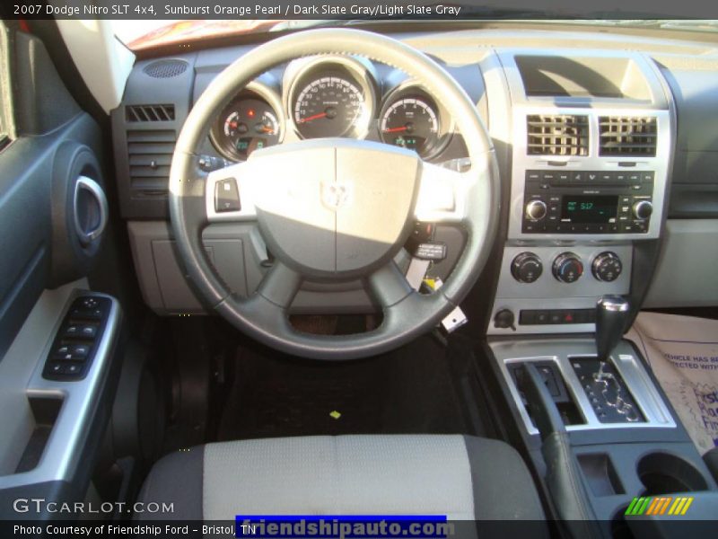 Sunburst Orange Pearl / Dark Slate Gray/Light Slate Gray 2007 Dodge Nitro SLT 4x4