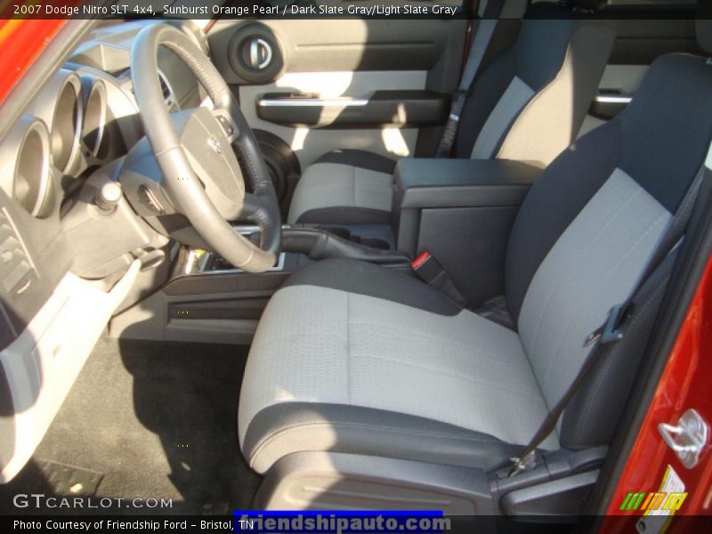 Sunburst Orange Pearl / Dark Slate Gray/Light Slate Gray 2007 Dodge Nitro SLT 4x4