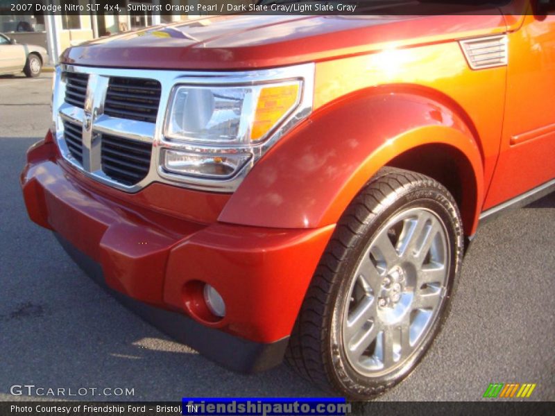 Sunburst Orange Pearl / Dark Slate Gray/Light Slate Gray 2007 Dodge Nitro SLT 4x4
