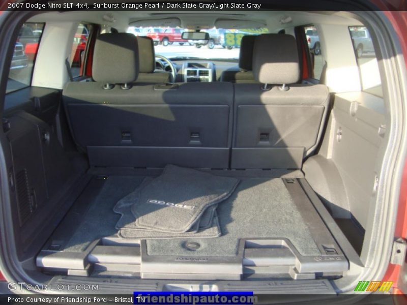 Sunburst Orange Pearl / Dark Slate Gray/Light Slate Gray 2007 Dodge Nitro SLT 4x4