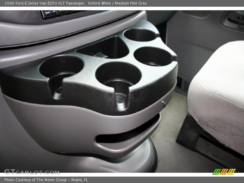 Oxford White / Medium Flint Grey 2006 Ford E Series Van E350 XLT Passenger