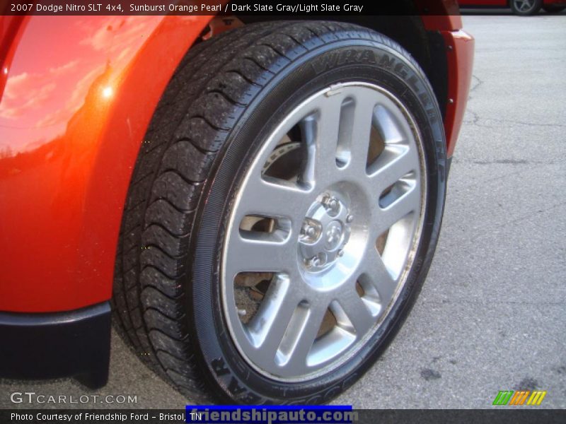 Sunburst Orange Pearl / Dark Slate Gray/Light Slate Gray 2007 Dodge Nitro SLT 4x4