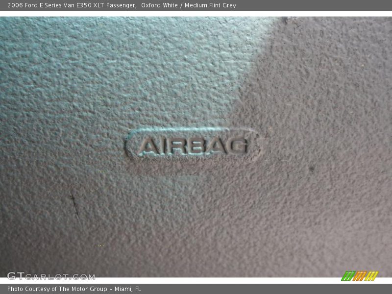 Oxford White / Medium Flint Grey 2006 Ford E Series Van E350 XLT Passenger