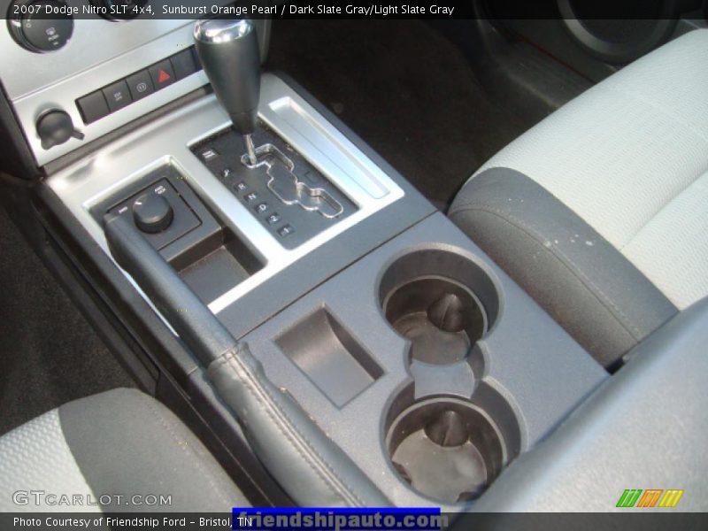 Sunburst Orange Pearl / Dark Slate Gray/Light Slate Gray 2007 Dodge Nitro SLT 4x4