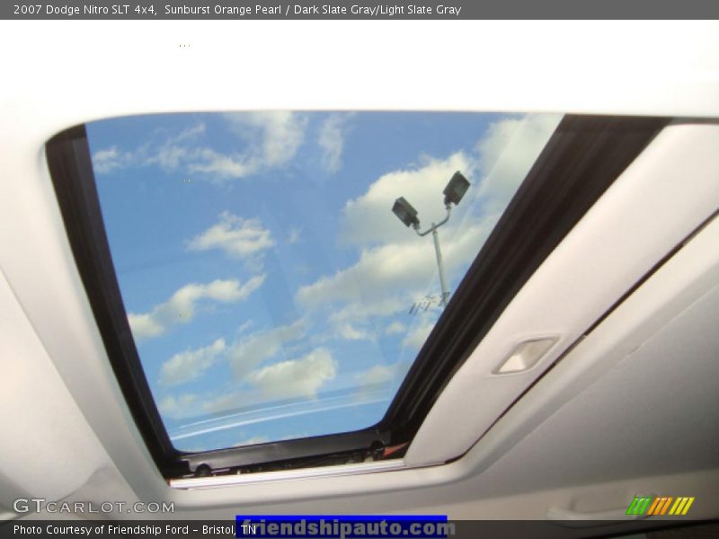 Sunburst Orange Pearl / Dark Slate Gray/Light Slate Gray 2007 Dodge Nitro SLT 4x4