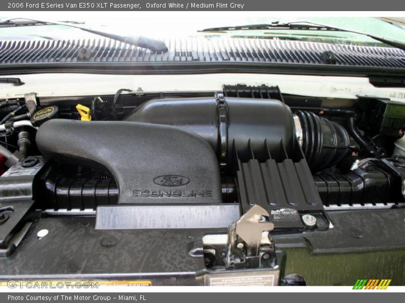 Oxford White / Medium Flint Grey 2006 Ford E Series Van E350 XLT Passenger