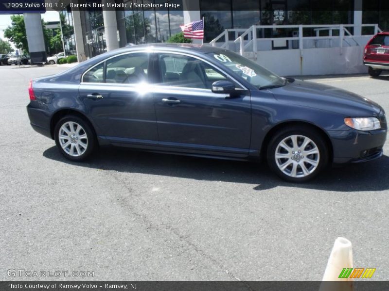 Barents Blue Metallic / Sandstone Beige 2009 Volvo S80 3.2