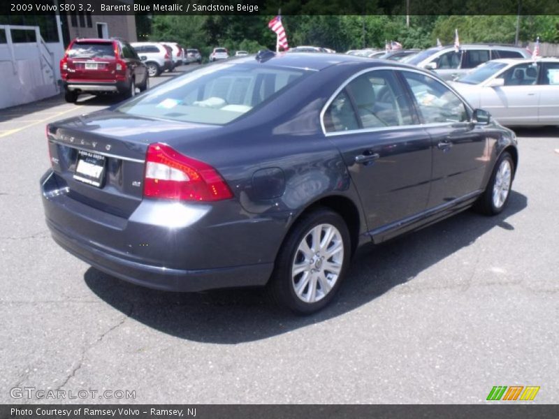 Barents Blue Metallic / Sandstone Beige 2009 Volvo S80 3.2