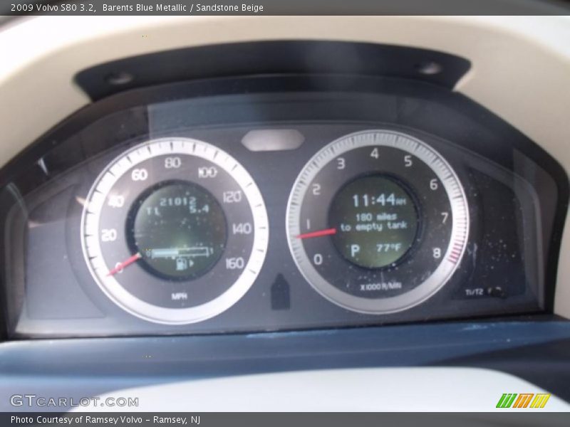 Barents Blue Metallic / Sandstone Beige 2009 Volvo S80 3.2