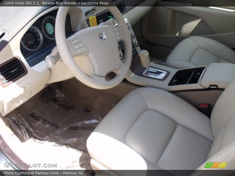 Barents Blue Metallic / Sandstone Beige 2009 Volvo S80 3.2