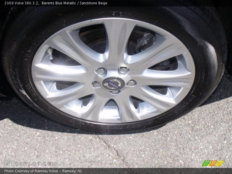 Barents Blue Metallic / Sandstone Beige 2009 Volvo S80 3.2