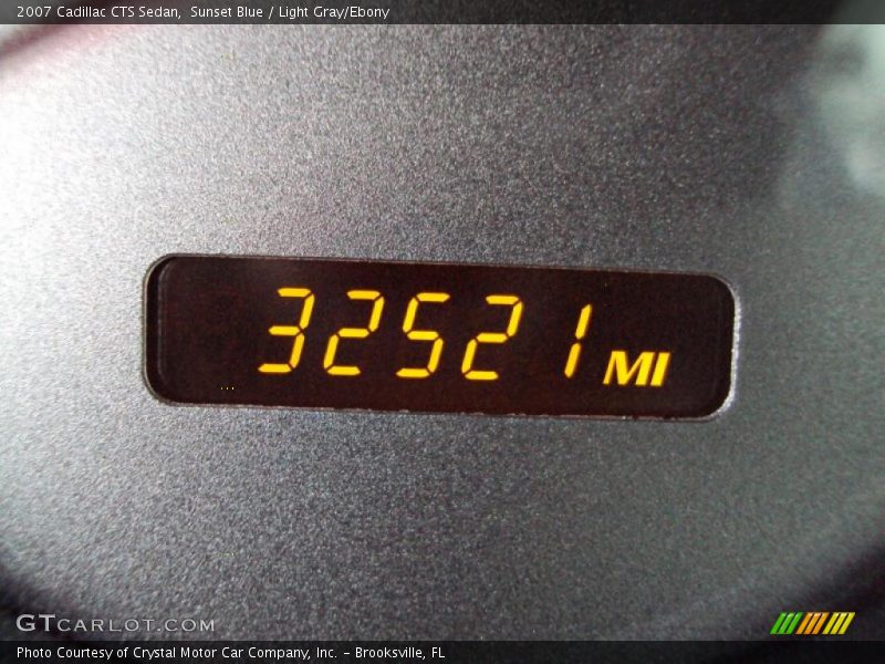 Sunset Blue / Light Gray/Ebony 2007 Cadillac CTS Sedan