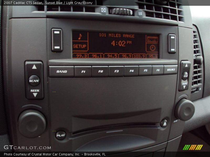 Sunset Blue / Light Gray/Ebony 2007 Cadillac CTS Sedan