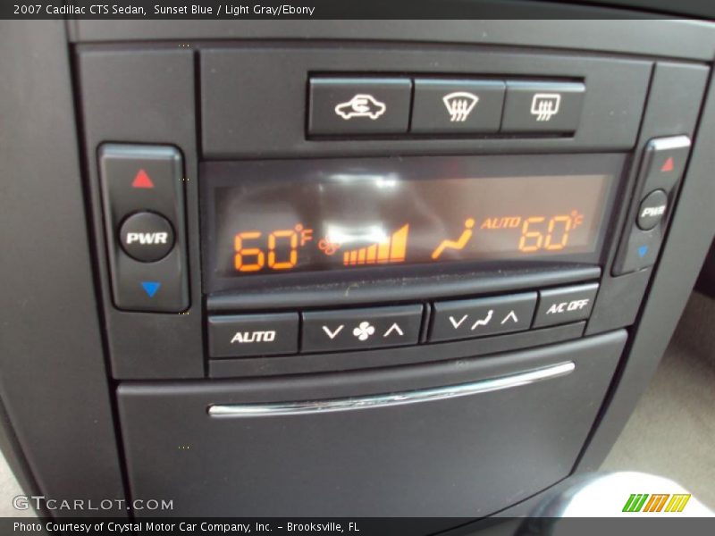 Sunset Blue / Light Gray/Ebony 2007 Cadillac CTS Sedan