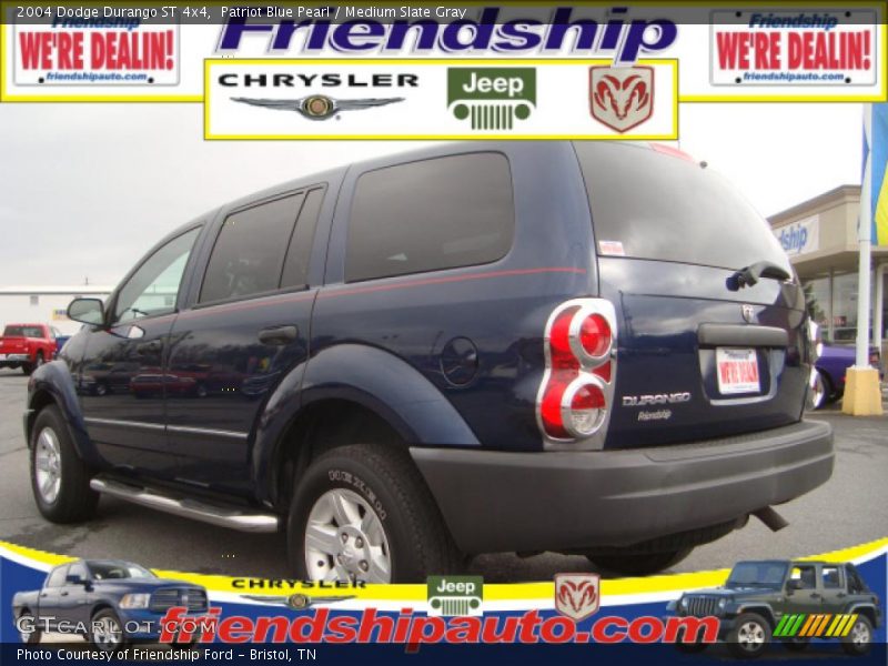 Patriot Blue Pearl / Medium Slate Gray 2004 Dodge Durango ST 4x4