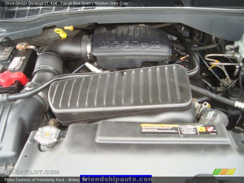Patriot Blue Pearl / Medium Slate Gray 2004 Dodge Durango ST 4x4