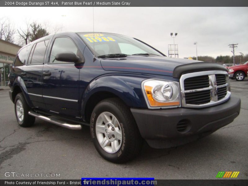 Patriot Blue Pearl / Medium Slate Gray 2004 Dodge Durango ST 4x4