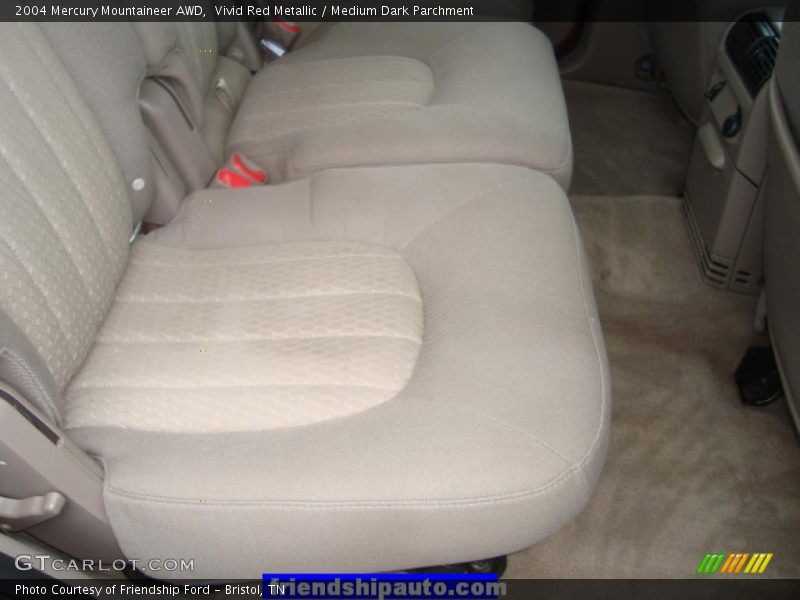 Vivid Red Metallic / Medium Dark Parchment 2004 Mercury Mountaineer AWD