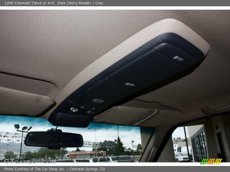 Dark Cherry Metallic / Gray 1996 Chevrolet Tahoe LS 4x4