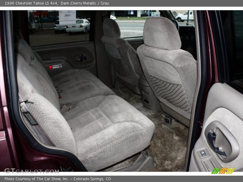 Dark Cherry Metallic / Gray 1996 Chevrolet Tahoe LS 4x4