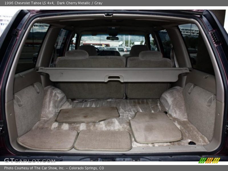 Dark Cherry Metallic / Gray 1996 Chevrolet Tahoe LS 4x4