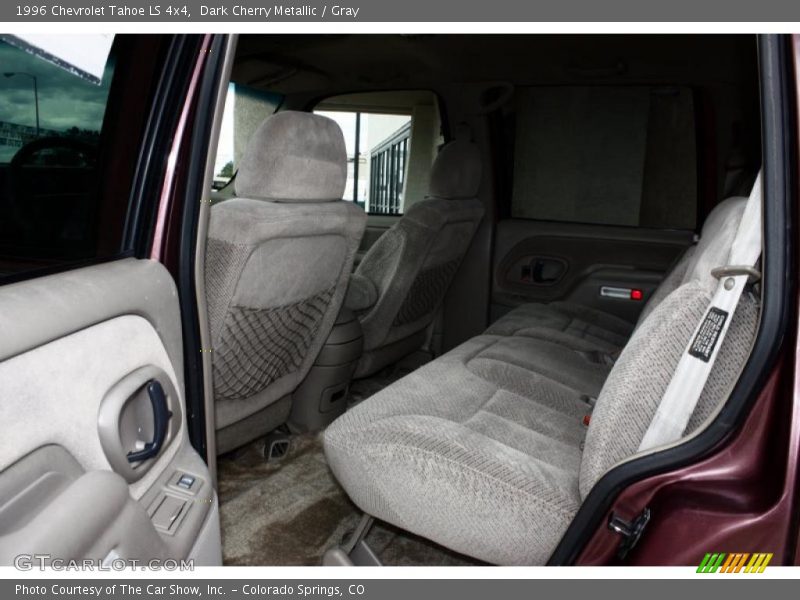 Dark Cherry Metallic / Gray 1996 Chevrolet Tahoe LS 4x4
