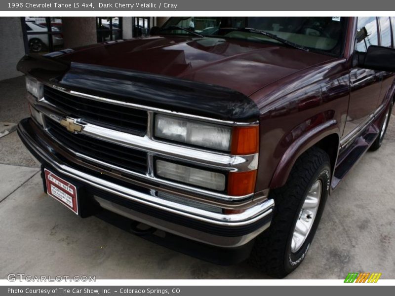Dark Cherry Metallic / Gray 1996 Chevrolet Tahoe LS 4x4