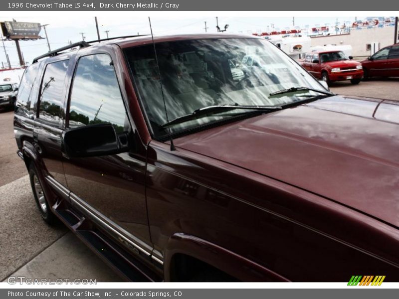 Dark Cherry Metallic / Gray 1996 Chevrolet Tahoe LS 4x4