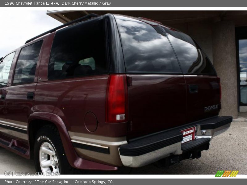 Dark Cherry Metallic / Gray 1996 Chevrolet Tahoe LS 4x4