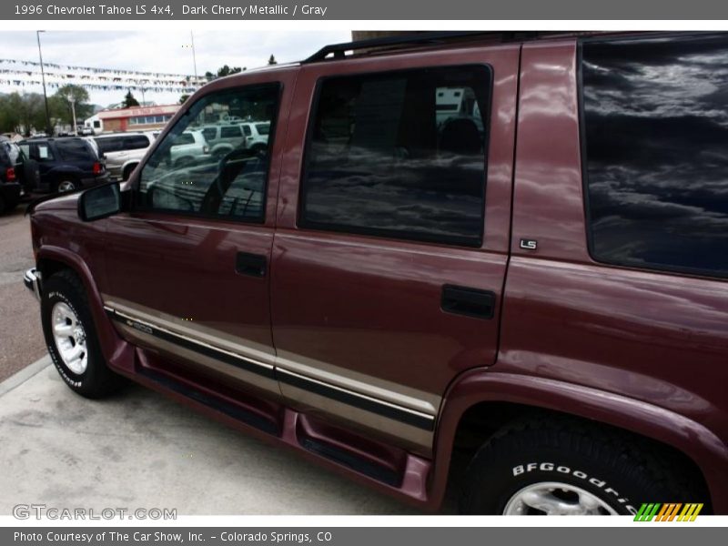 Dark Cherry Metallic / Gray 1996 Chevrolet Tahoe LS 4x4