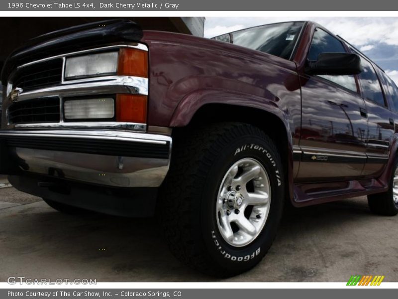 Dark Cherry Metallic / Gray 1996 Chevrolet Tahoe LS 4x4